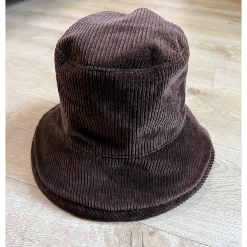EUC Womens Summer Tompkins USA made corduroy brown bucket hat vintage trendy